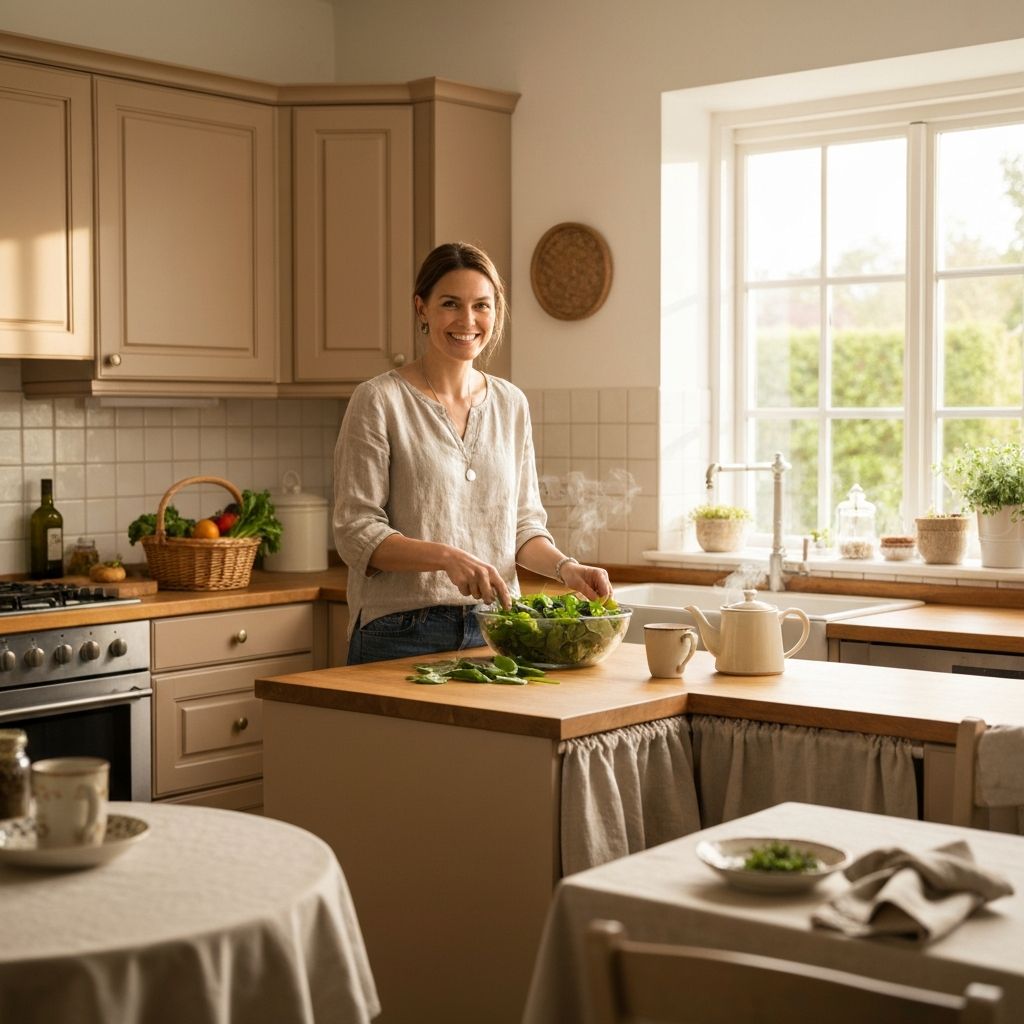 Przygotowywanie zdrowych posiłków w kuchni