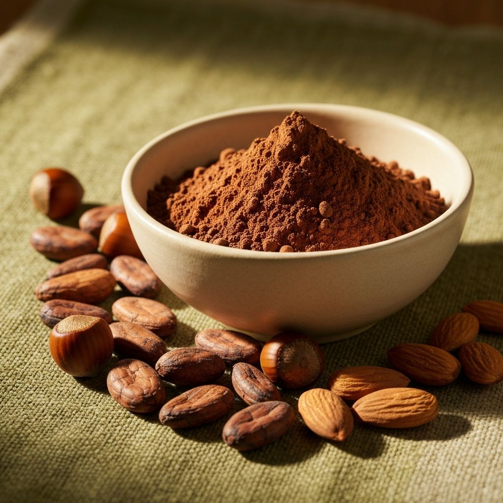 Kakao naturalne i orzechy