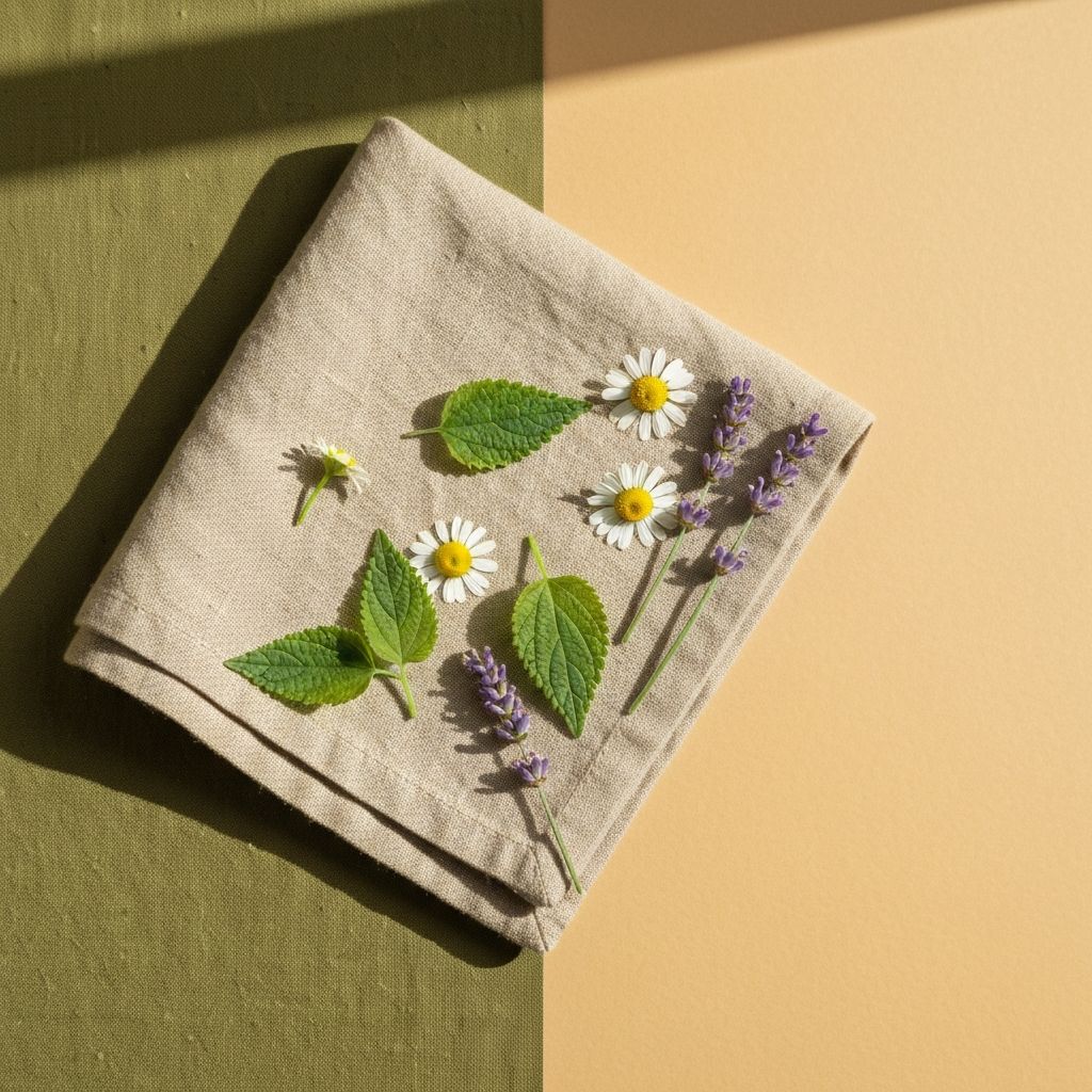 Naturalne zioła - melisa, rumianek, lawenda